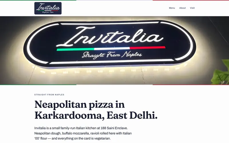 The website we built for Invitalia